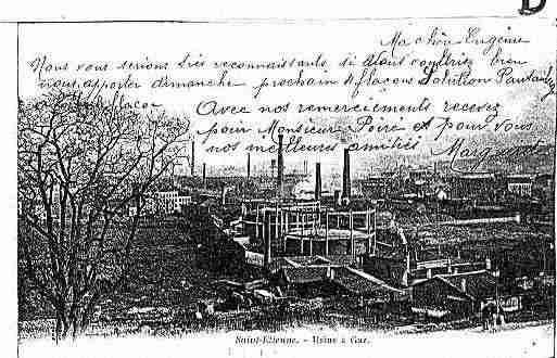 Ville de SAINTETIENNE Carte postale ancienne