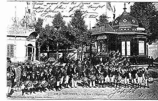 Ville de SAINTETIENNE Carte postale ancienne