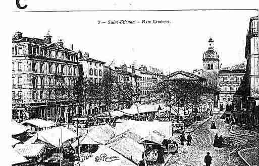 Ville de SAINTETIENNE Carte postale ancienne