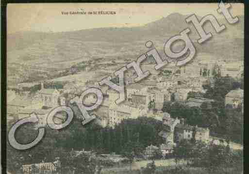 Ville de SAINTFELICIEN Carte postale ancienne