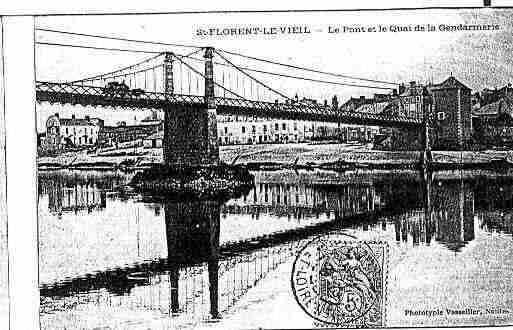 Ville de SAINTFLORENTLEVIEIL Carte postale ancienne