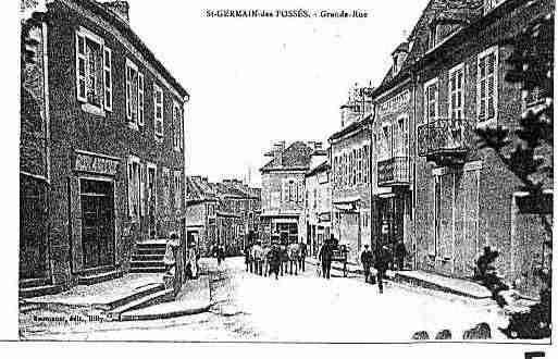 Ville de SAINTGERMAINDESFOSSES Carte postale ancienne