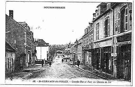 Ville de SAINTGERMAINDESFOSSES Carte postale ancienne