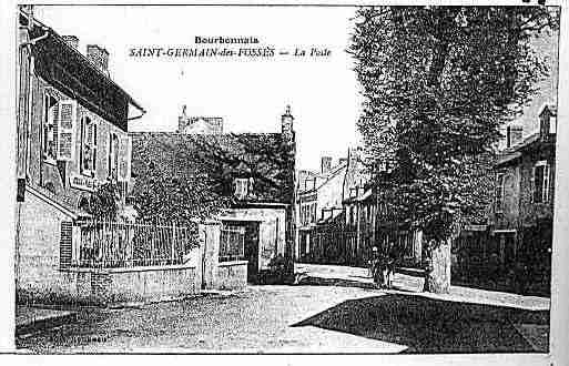 Ville de SAINTGERMAINDESFOSSES Carte postale ancienne Ville de SAINTGERMAINDESFOSSES Carte postale ancienne