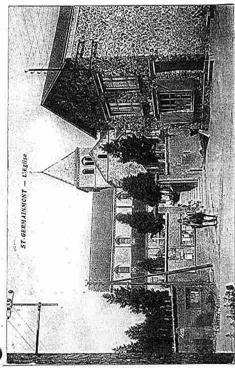 Ville de SAINTGERMAINMONT Carte postale ancienne Ville de SAINTGERMAINMONT Carte postale ancienne