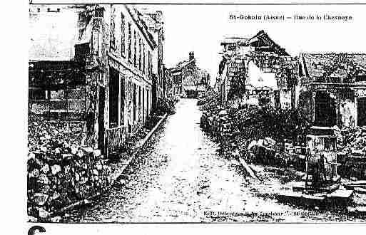 Ville de SAINTGOBAIN Carte postale ancienne