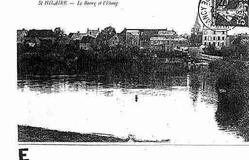 Ville de SAINTHILAIRE Carte postale ancienne