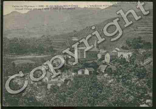 Ville de SAINTJULIENBOUTIERES Carte postale ancienne