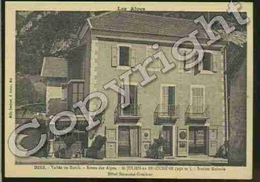 Ville de SAINTJULIENENBEAUCHENE Carte postale ancienne