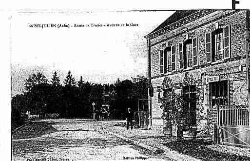 Ville de SAINTJULIENLESVILLAS Carte postale ancienne