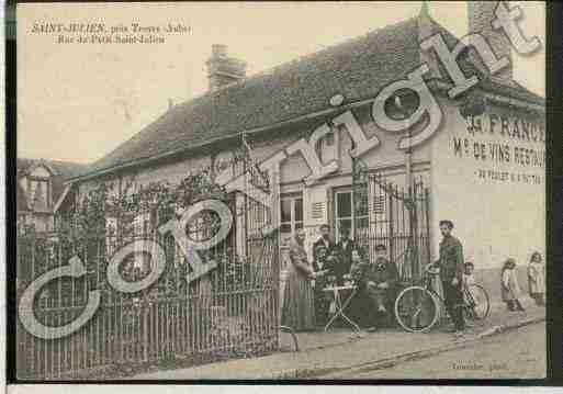 Ville de SAINTJULIENLESVILLAS Carte postale ancienne