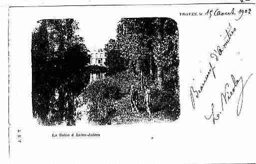 Ville de SAINTJULIENLESVILLAS Carte postale ancienne