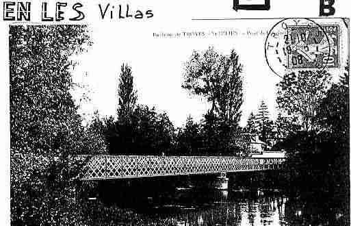 Ville de SAINTJULIENLESVILLAS Carte postale ancienne