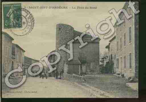 Ville de SAINTJUSTD\\\'ARDECHE Carte postale ancienne