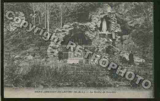Ville de SAINTLAMBERTDULATTAY Carte postale ancienne