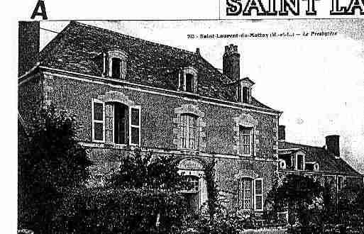 Ville de SAINTLAURENTDUMOTTAY Carte postale ancienne