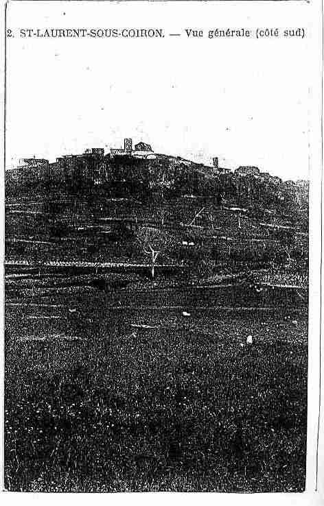 Ville de SAINTLAURENTSOUSCOIRON Carte postale ancienne