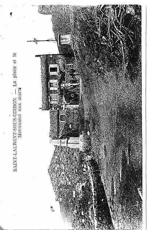 Ville de SAINTLAURENTSOUSCOIRON Carte postale ancienne Ville de SAINTLAURENTSOUSCOIRON Carte postale ancienne