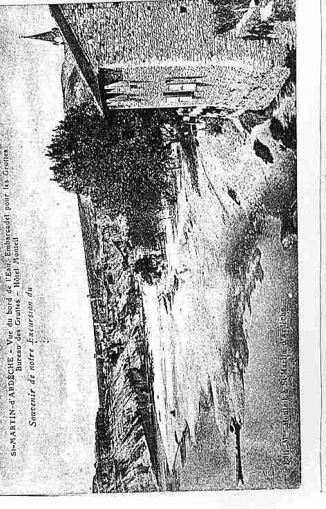 Ville de SAINTMARTIND\'ARDECHE Carte postale ancienne