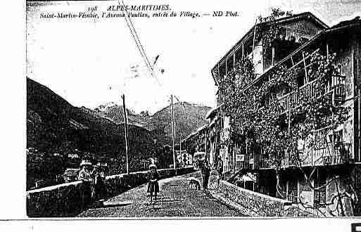 Ville de SAINTMARTINVESUBIE Carte postale ancienne