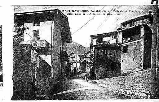 Ville de SAINTMARTINVESUBIE Carte postale ancienne