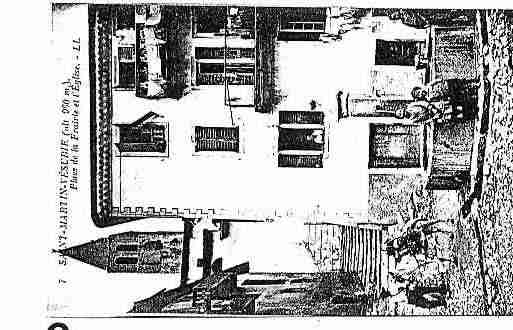 Ville de SAINTMARTINVESUBIE Carte postale ancienne