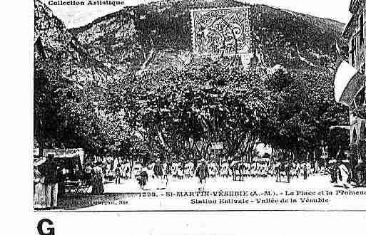 Ville de SAINTMARTINVESUBIE Carte postale ancienne