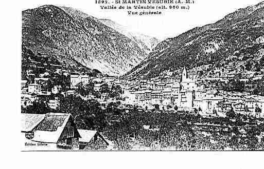 Ville de SAINTMARTINVESUBIE Carte postale ancienne