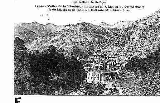 Ville de SAINTMARTINVESUBIE Carte postale ancienne