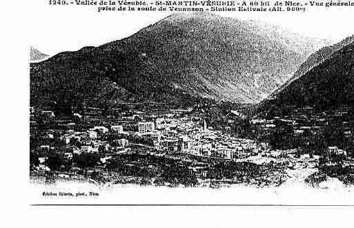 Ville de SAINTMARTINVESUBIE Carte postale ancienne
