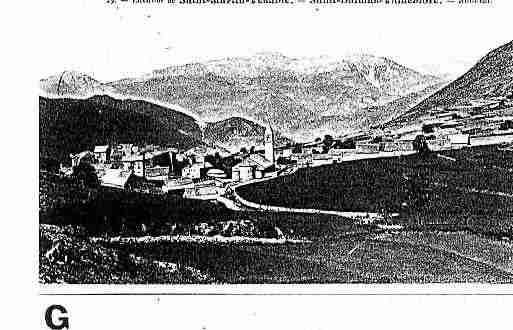 Ville de SAINTMARTINVESUBIE Carte postale ancienne