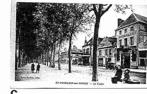 Ville de SAINTPOURCAINSURSIOULE Carte postale ancienne