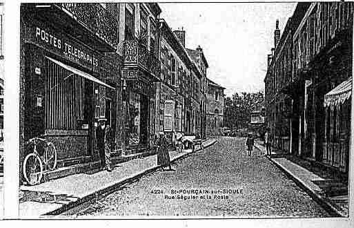 Ville de SAINTPOURCAINSURSIOULE Carte postale ancienne