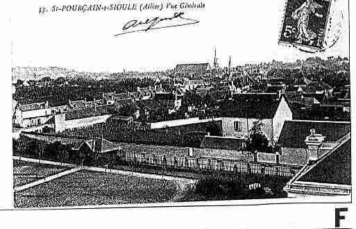 Ville de SAINTPOURCAINSURSIOULE Carte postale ancienne