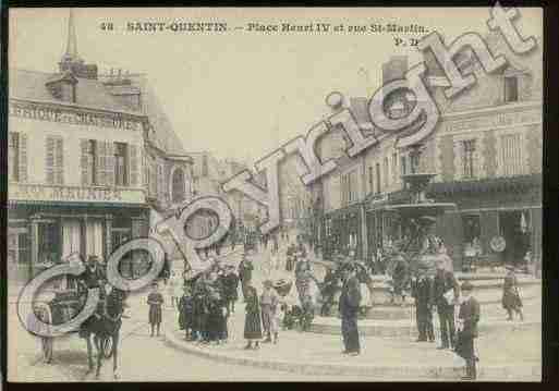 Ville de SAINTQUENTIN Carte postale ancienne