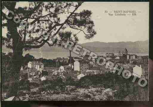 Ville de SAINTRAPHAEL Carte postale ancienne