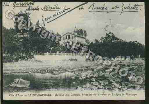 Ville de SAINTRAPHAEL Carte postale ancienne