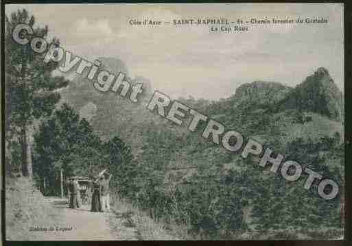 Ville de SAINTRAPHAEL Carte postale ancienne