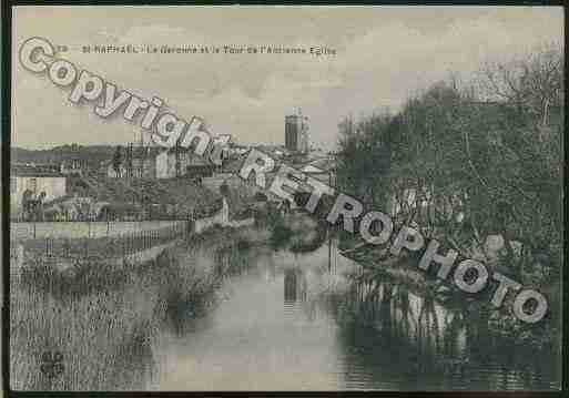 Ville de SAINTRAPHAEL Carte postale ancienne
