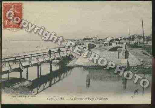 Ville de SAINTRAPHAEL Carte postale ancienne