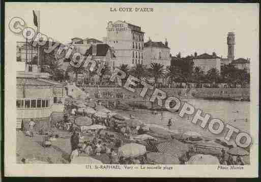 Ville de SAINTRAPHAEL Carte postale ancienne