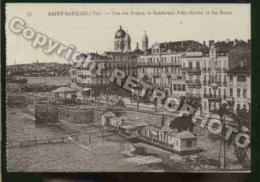 Ville de SAINTRAPHAEL Carte postale ancienne