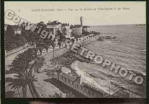 Ville de SAINTRAPHAEL Carte postale ancienne