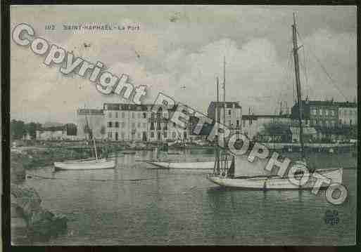 Ville de SAINTRAPHAEL Carte postale ancienne