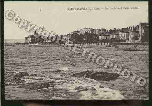 Ville de SAINTRAPHAEL Carte postale ancienne