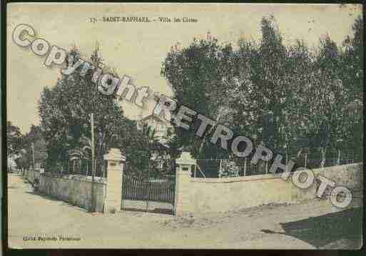 Ville de SAINTRAPHAEL Carte postale ancienne