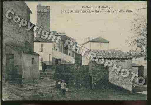 Ville de SAINTRAPHAEL Carte postale ancienne