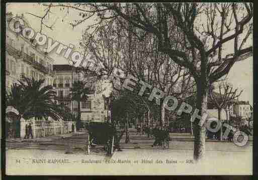 Ville de SAINTRAPHAEL Carte postale ancienne