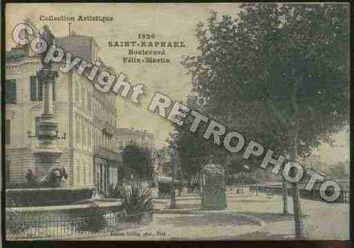 Ville de SAINTRAPHAEL Carte postale ancienne