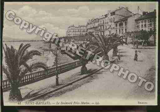 Ville de SAINTRAPHAEL Carte postale ancienne